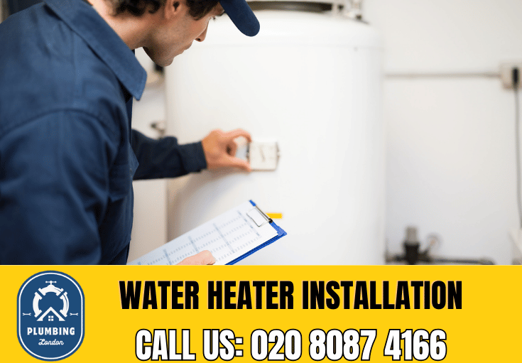 water heater installation Stratford